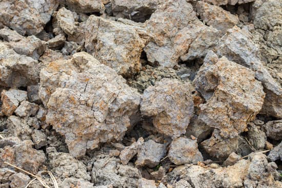 Hard, dry, rocky clay soil