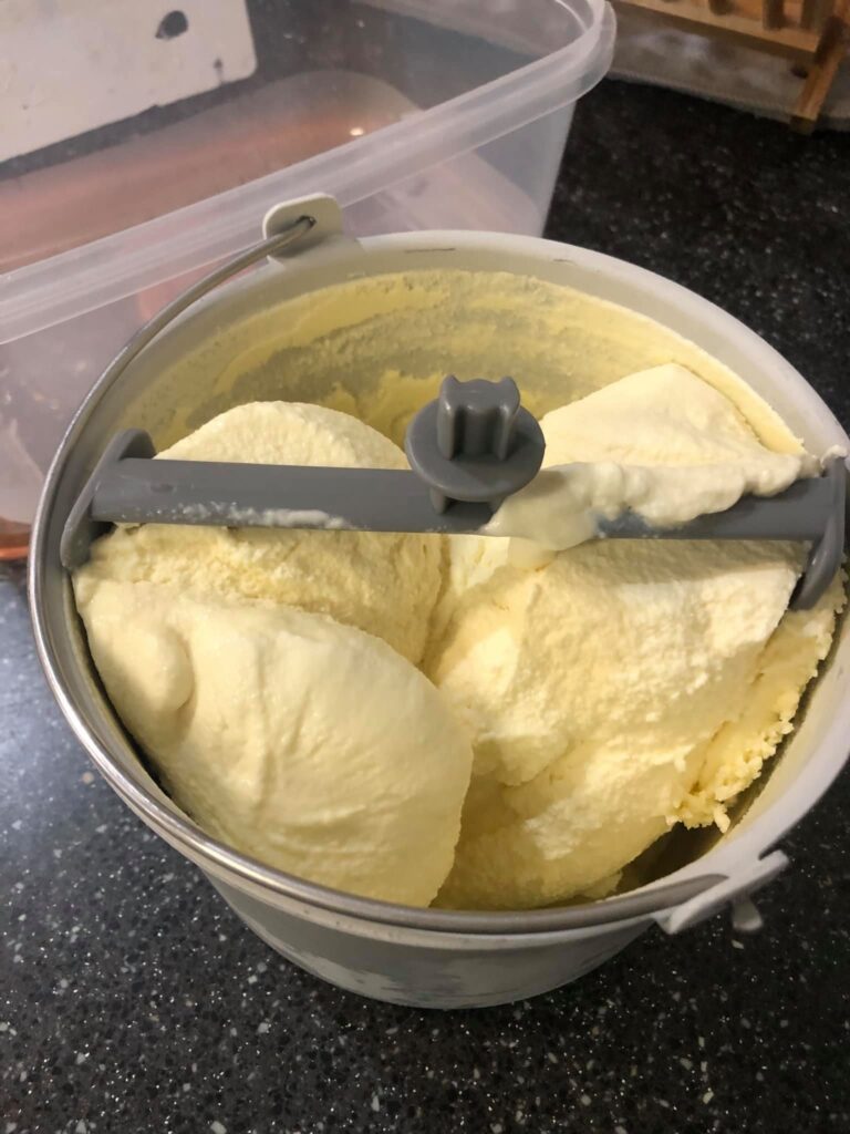 homemade ice cream