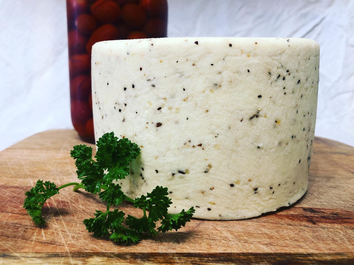 pepper jack cheese wheel