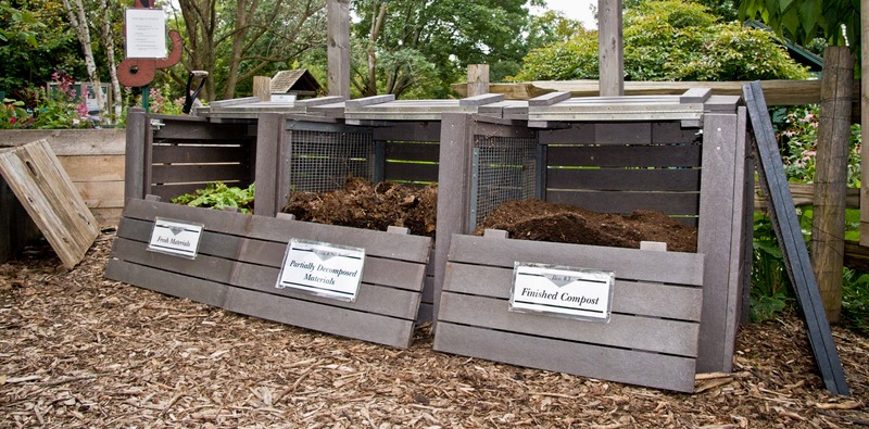 a three bin compost system
