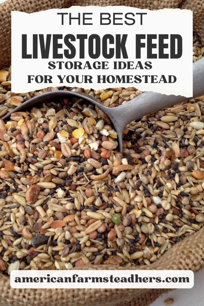 livestock feed storage ideas