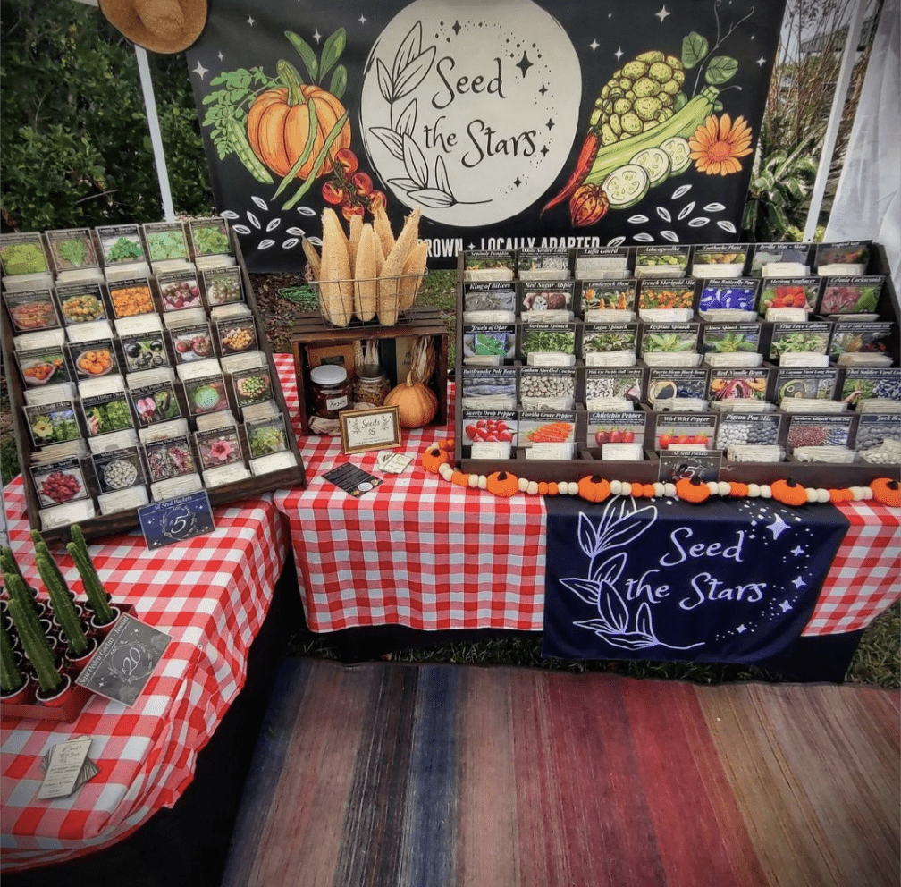 seed the stars booth setup