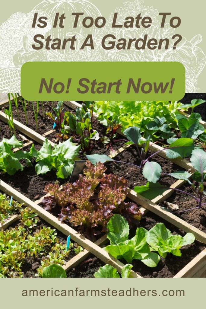 is it too late to start a garden featured image