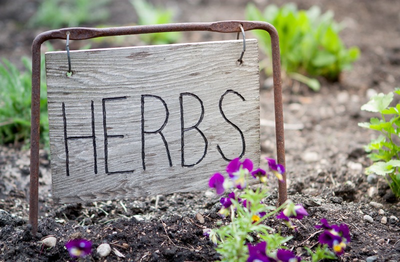 herb garden sign