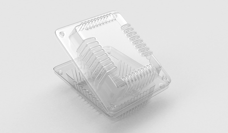 plastic berry container with lid