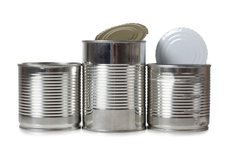 empty tin cans
