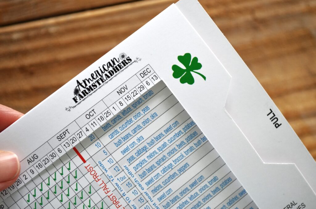 Clydes Garden Planner with American Farmsteadhers logo