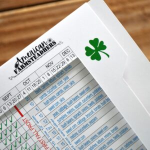 Clydes Garden Planner with American Farmsteadhers logo