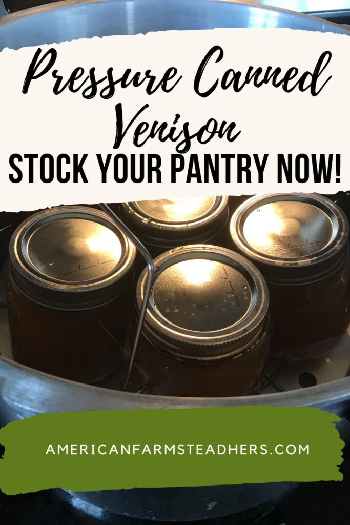 pressure canned venison