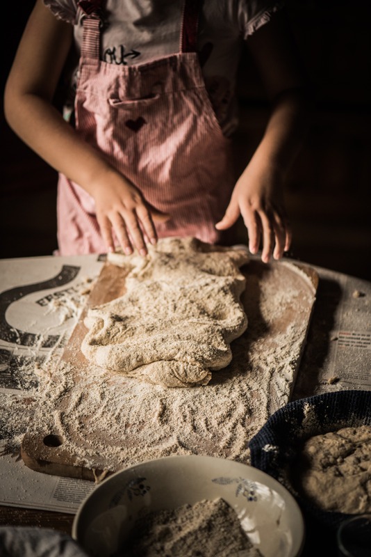Baking sourdough bread